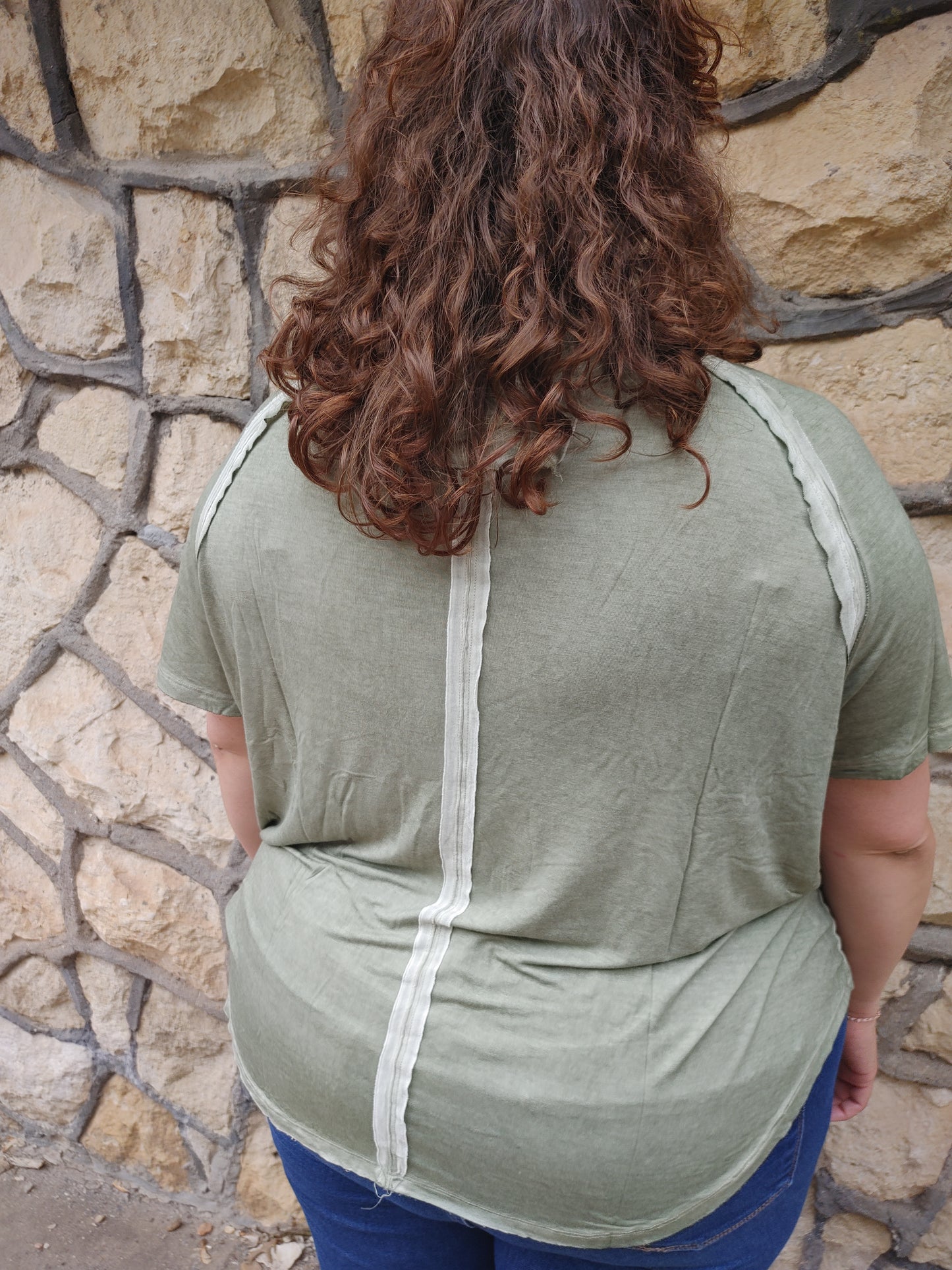 Light Olive Oversized T-Shirt