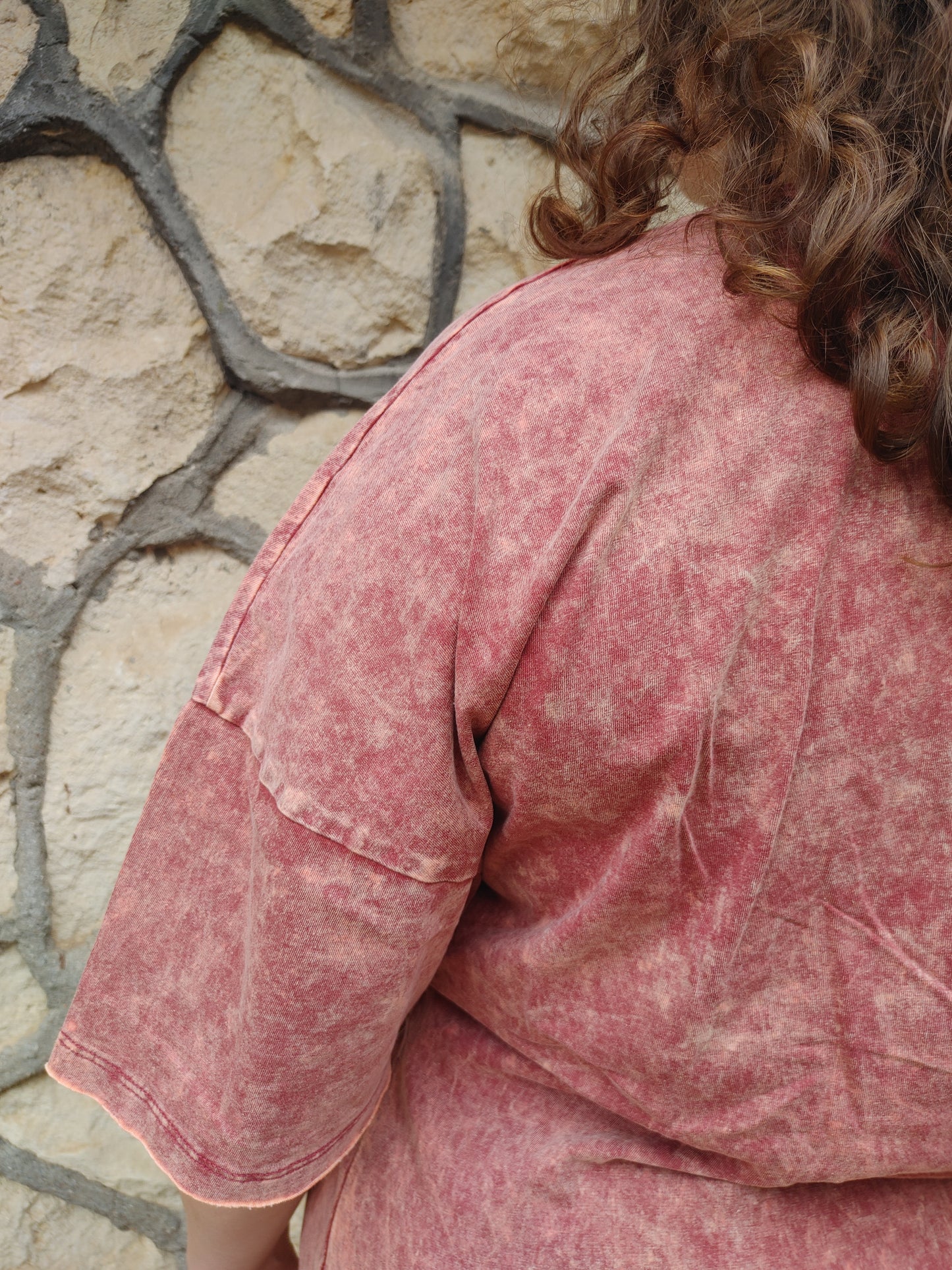 Vineyard Days Burgundy Oversized T-Shirt