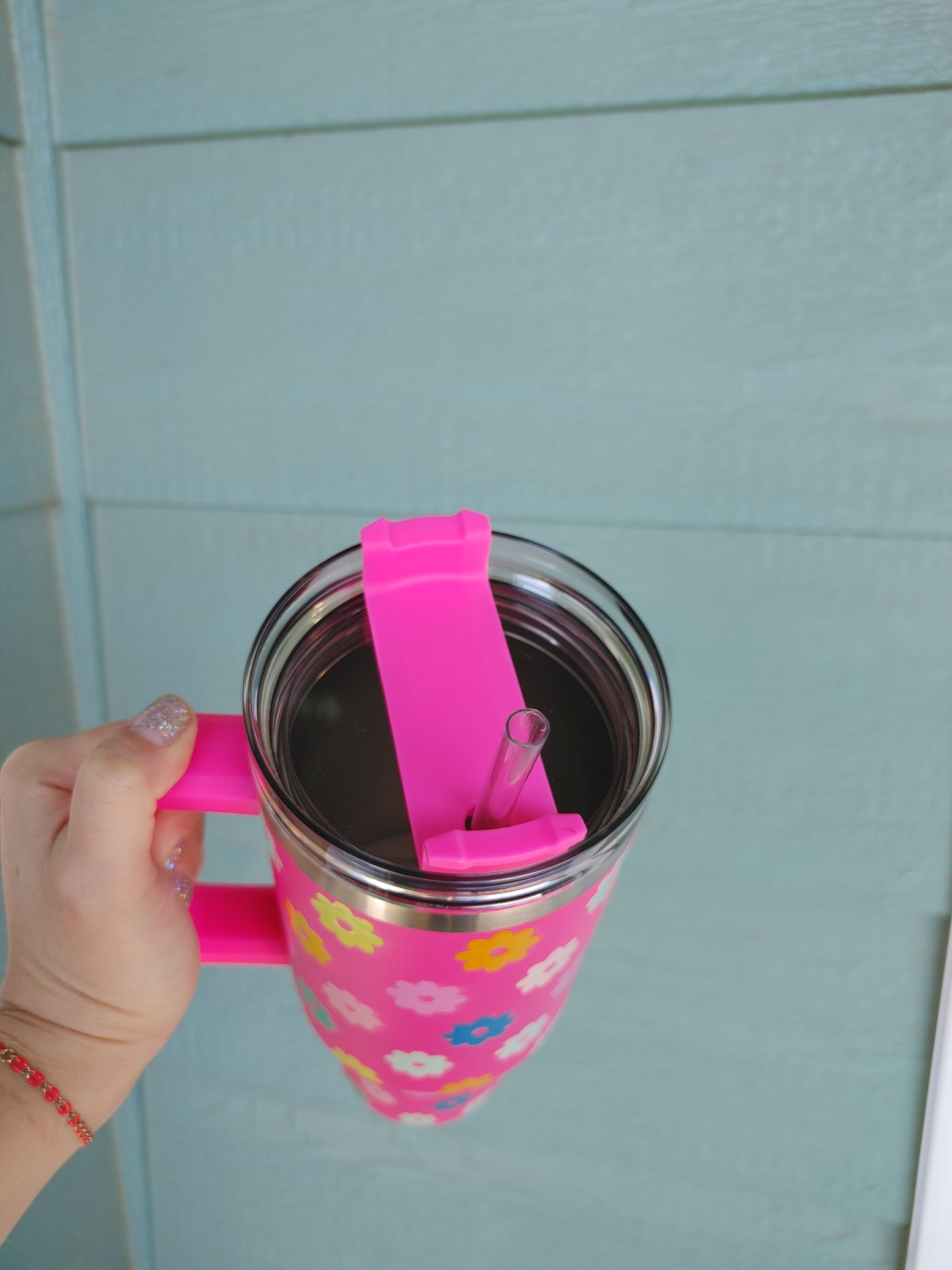 Hot Pink Multicolor Daisy Stanley Dupe