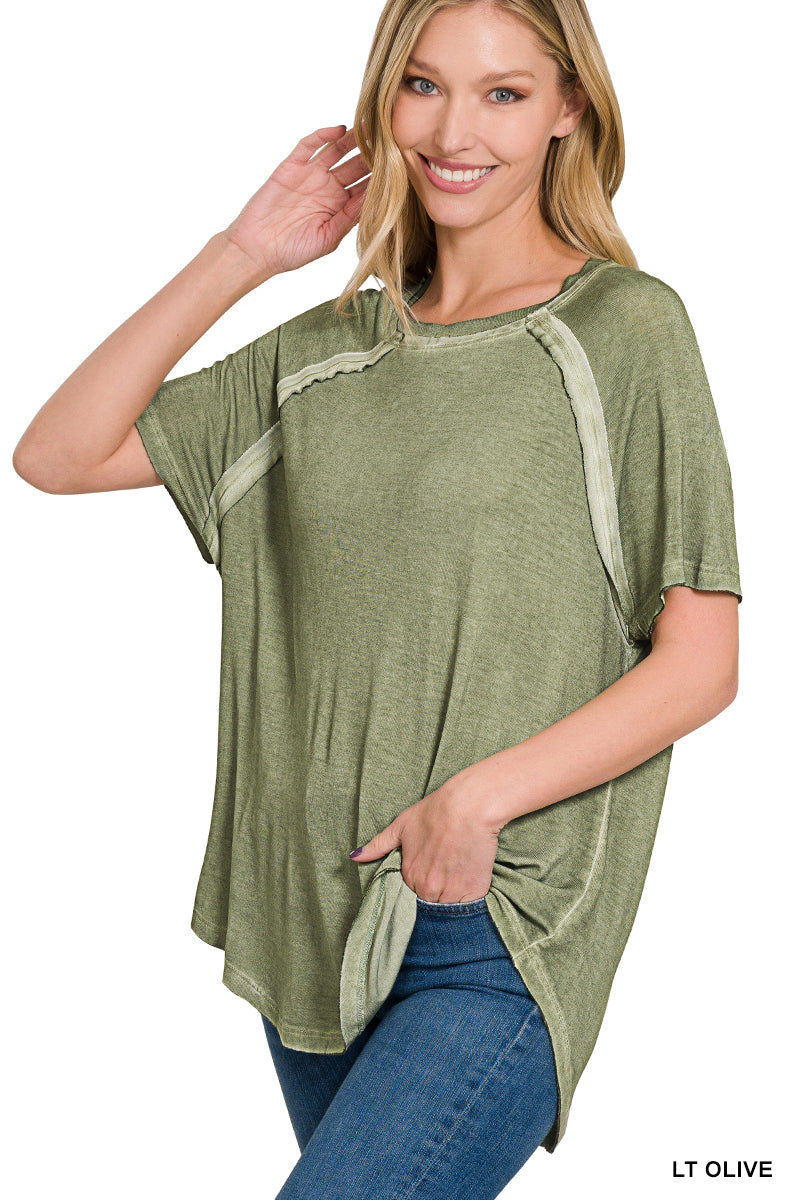 Light Olive Oversized T-Shirt