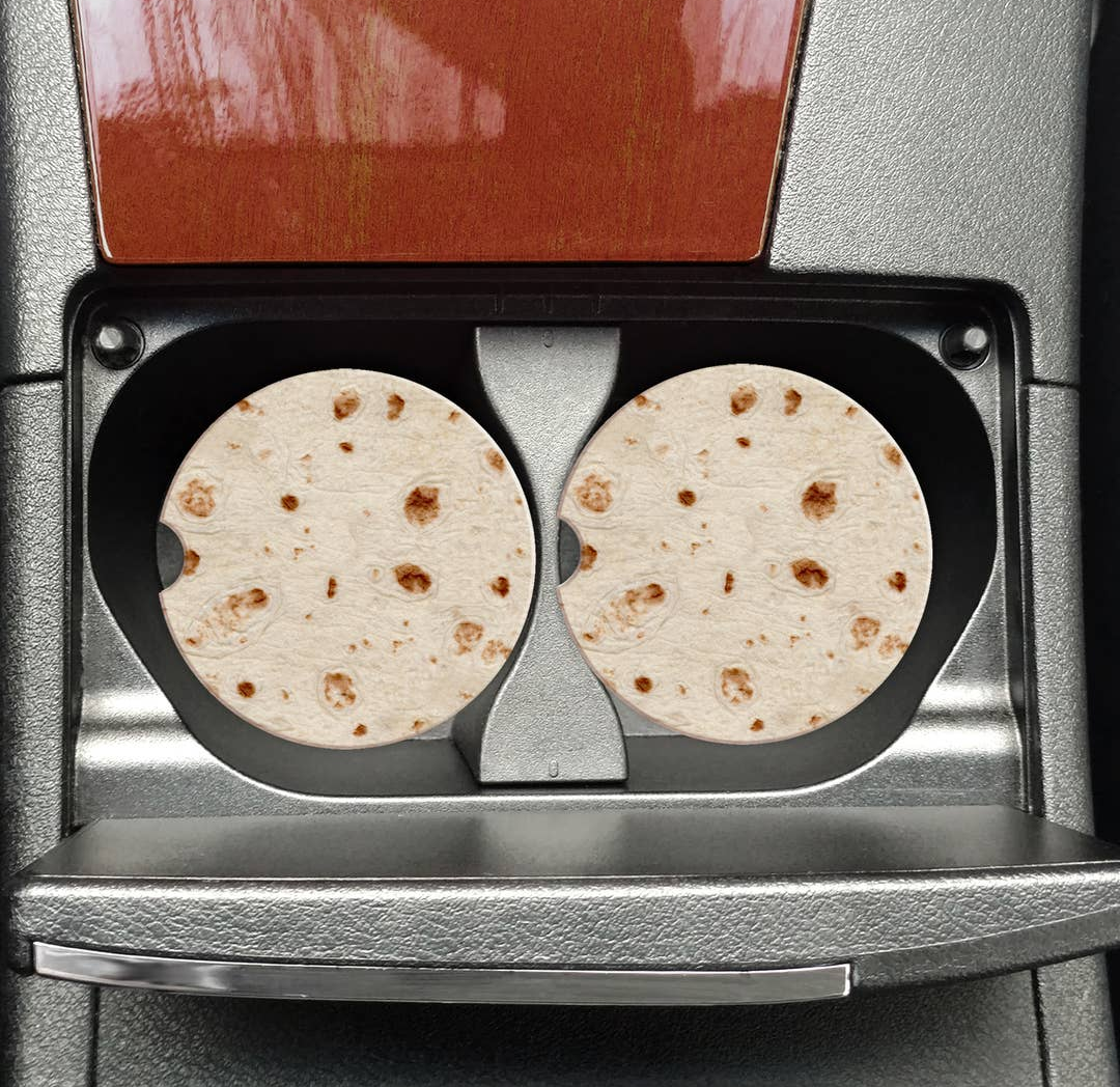Tortilla Funny Car Coasters