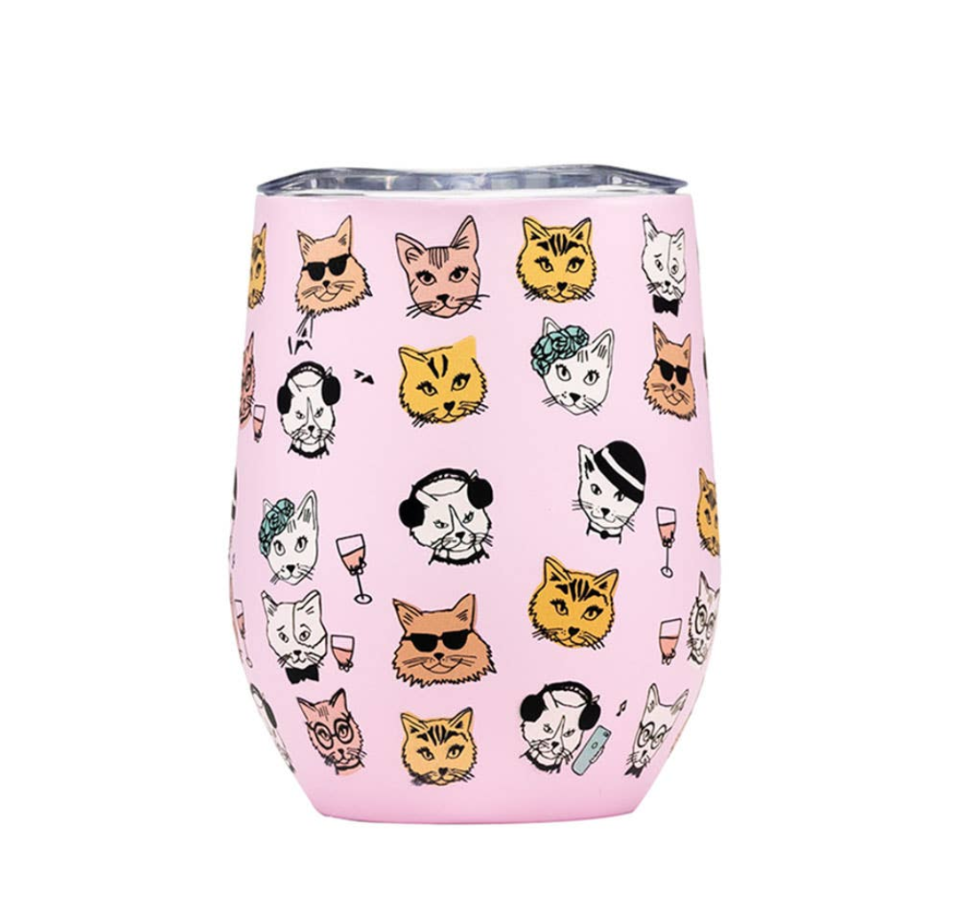 Purrsecco Chill Wine Tumbler