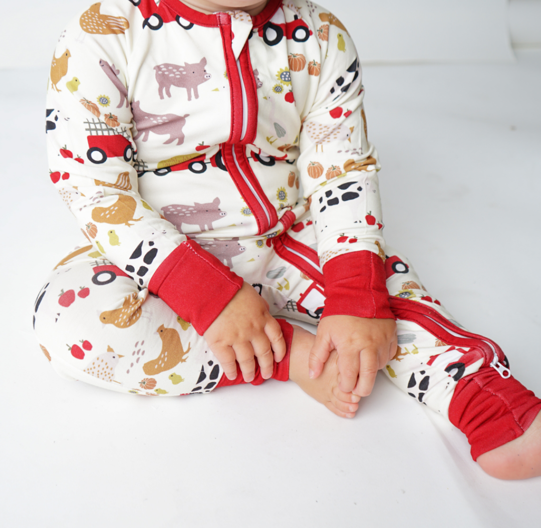 Farm Friends Bamboo Baby & Toddler Pajamas