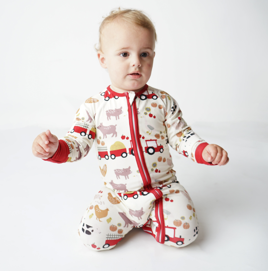 Farm Friends Bamboo Baby & Toddler Pajamas