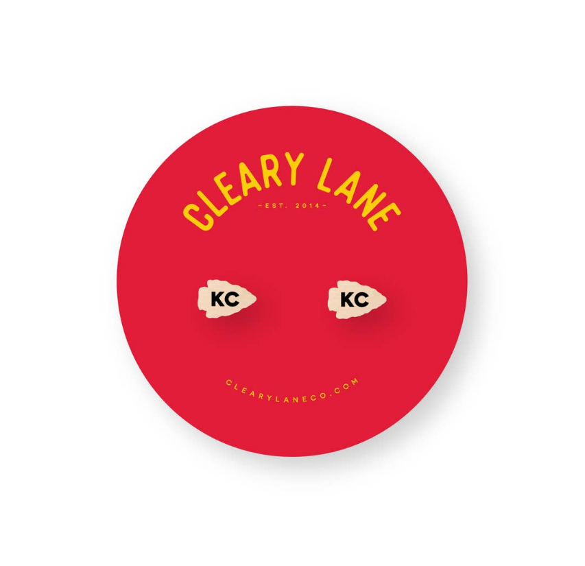 KC Arrowhead Stud Earrings