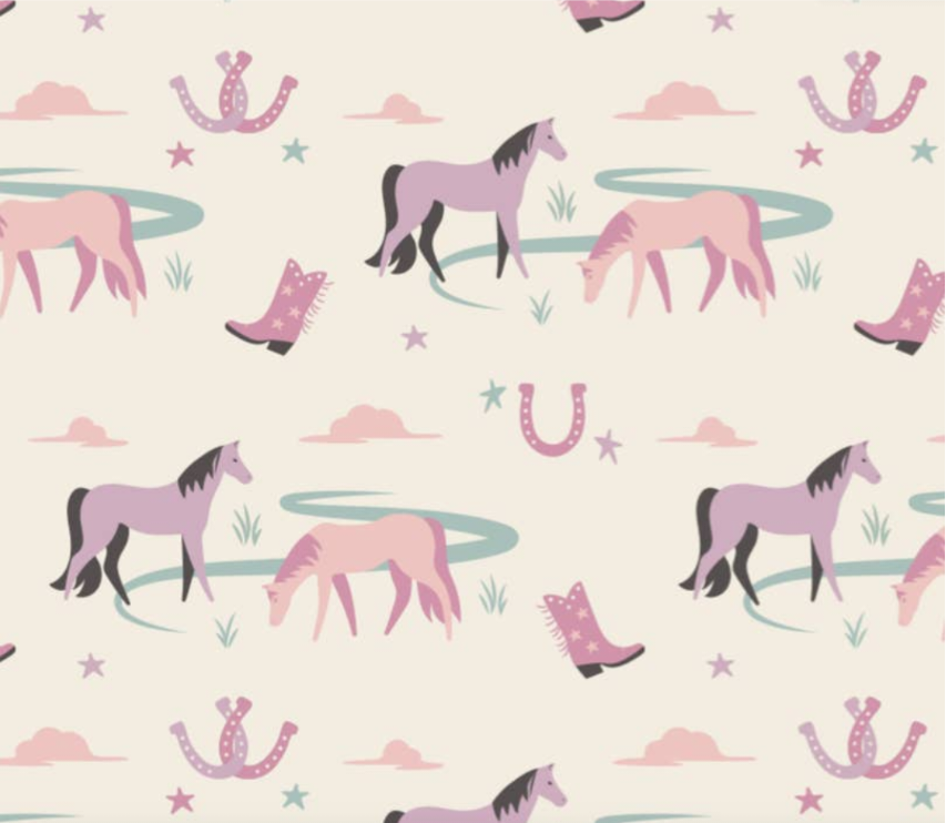 Pink Pony Western Bamboo Baby & Toddler Pajamas