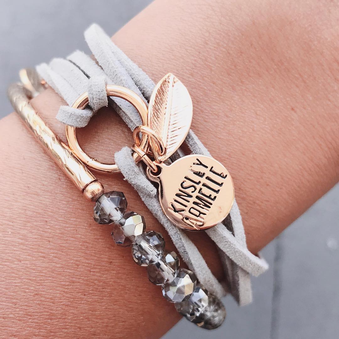 Kinsley Armelle Glory Collection- Crystal Glass Bracelet