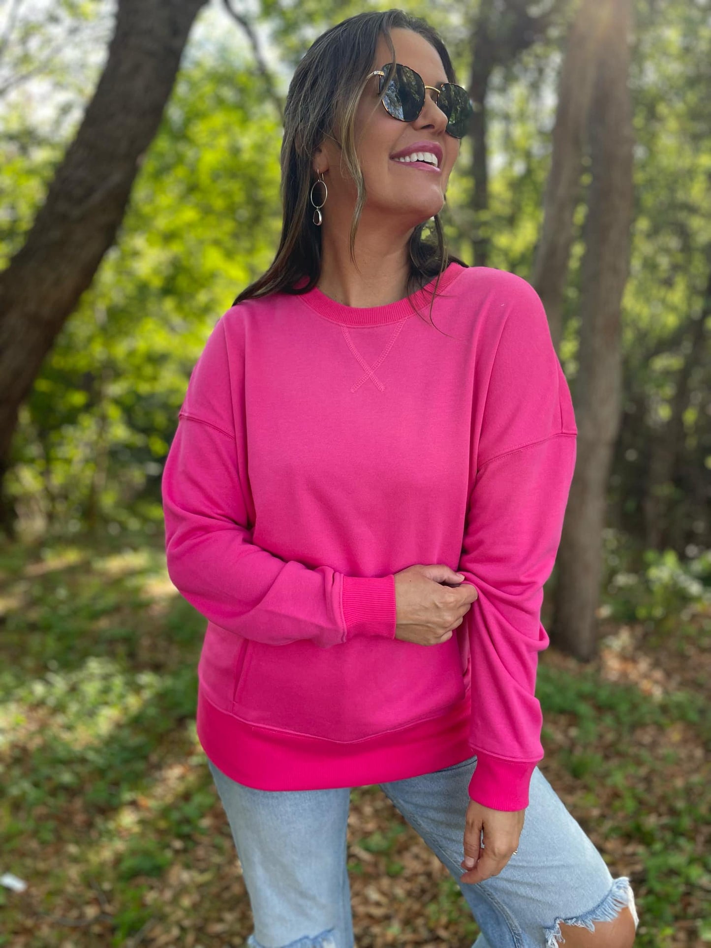 PREORDER: Magnolia Pocket Sweatshirt in Two Colors