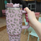 Lilac Leopard Stanley Cup Dupe