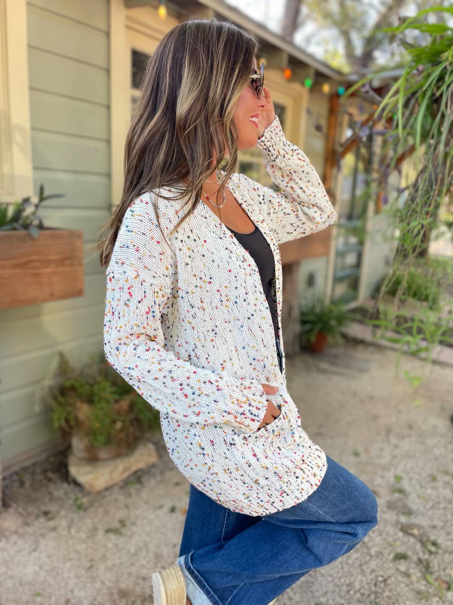 PREORDER: Afton Confetti Cardigan