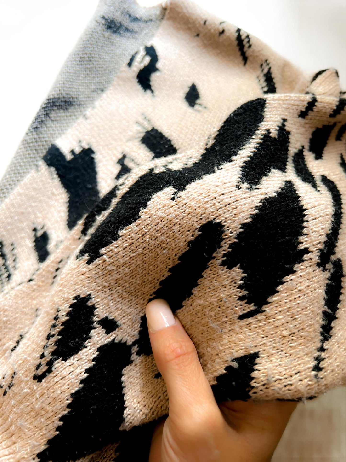 PREORDER: Harper Heavyweight Animal Print Cardigan