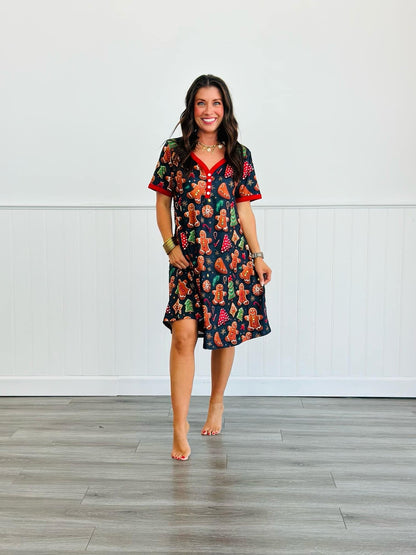 PREORDER: The Comfiest Holiday Sleep Dress in Eight Prints