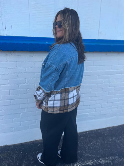 PREORDER: Telluride Denim + Plaid Jacket