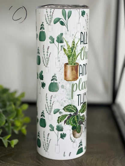 PREORDER: This, That & Those Plants Skinny Tumbler