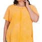 Autumn Vibes Oversized Waffle Knit T-Shirt
