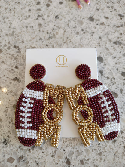 Laura Janelle Sporty Chic Beaded Earring Collection