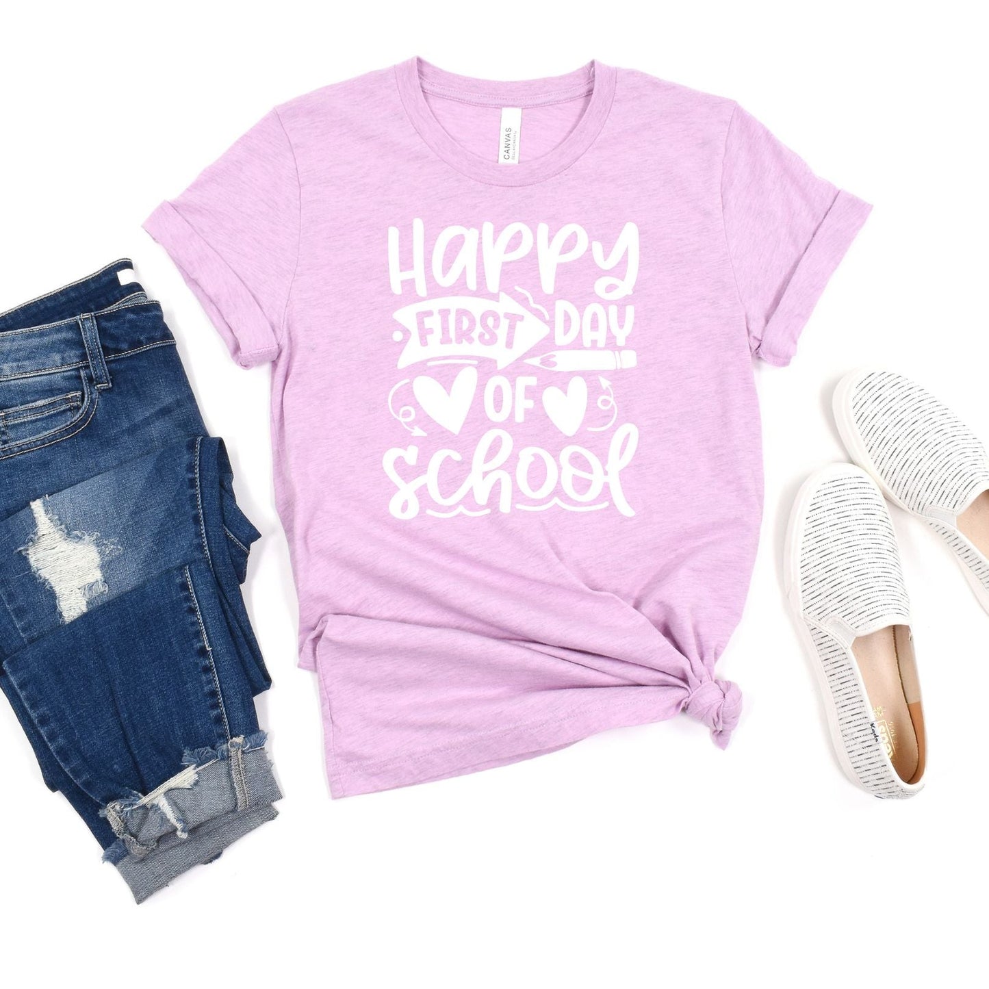 PREORDER: Happy First Day of School Graphic Tee