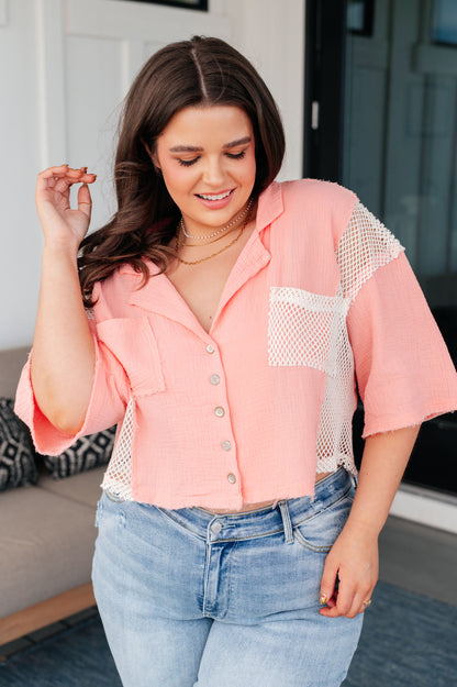 Havana Nights Button Up Top