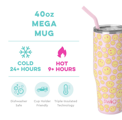 Swig Life Oh Happy Day Mega Mug (40oz)