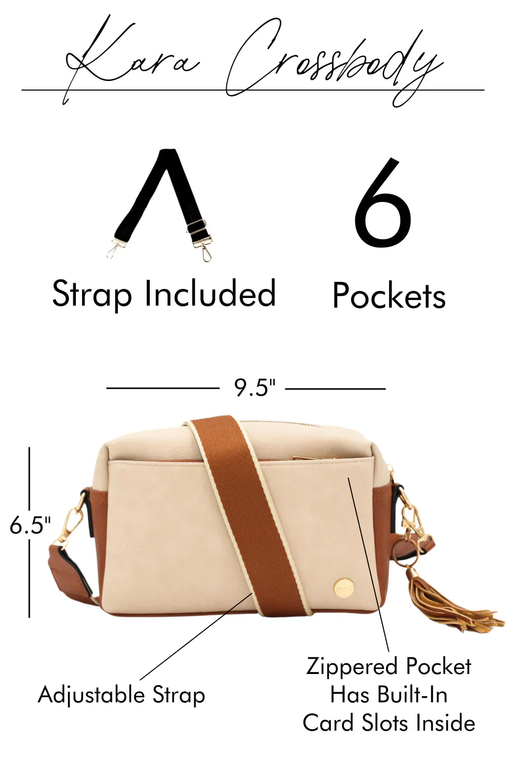 PREORDER: Kara Crossbody in Five Colors