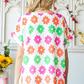 Neon Flowers Blouse
