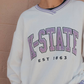 Kansas State Chenille Letter Varsity V-Neck Pullover