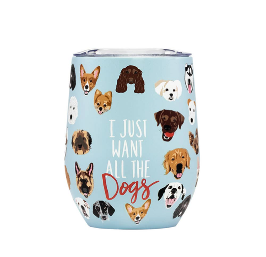 All The Dogs Chill Wine Tumbler