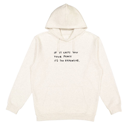 Oatmeal The Cost Of Peace Hoodie