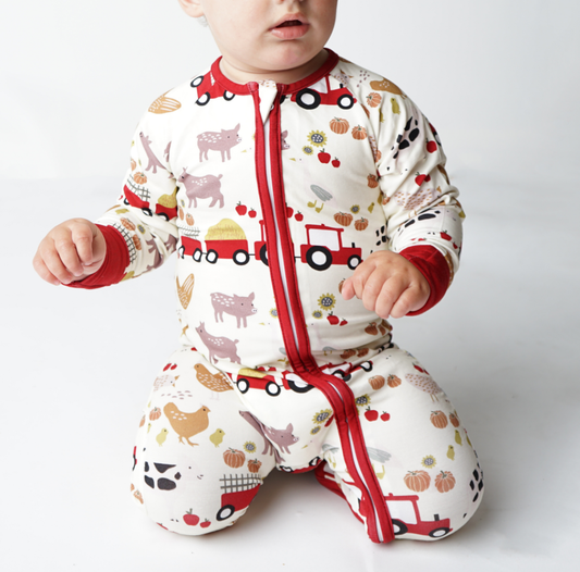 Emerson and Friends Farm Friends Bamboo Baby & Toddler Pajamas
