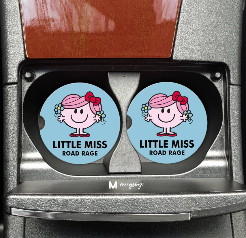Little Miss Road Rage Funny Car Coasters