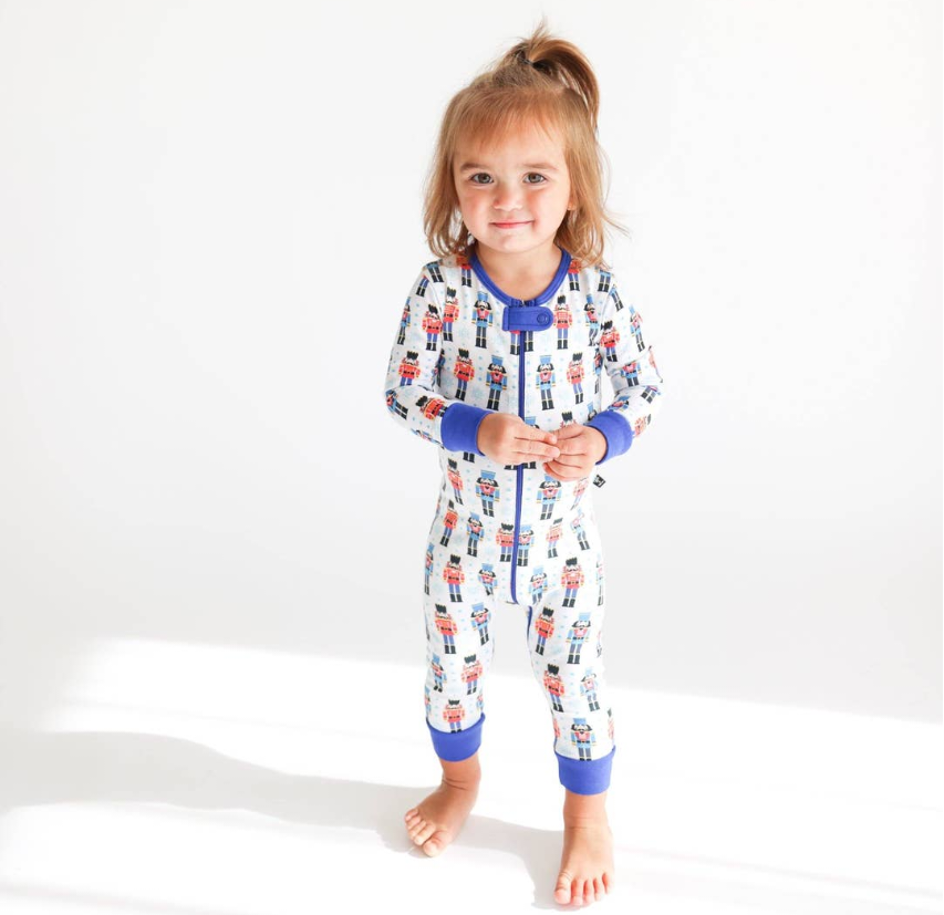 Festive Nutcracker Cotton Baby & Toddler Pajamas