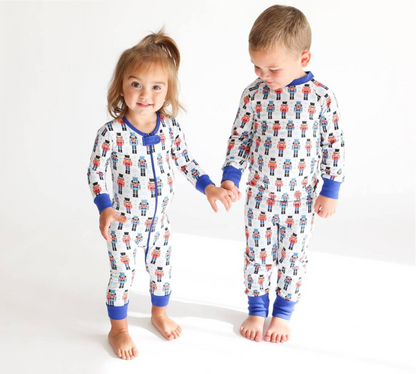 Festive Nutcracker Cotton Baby & Toddler Pajamas