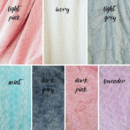 PREORDER: Emerson Blanket (Family Cuddle Size) in Seven Colors