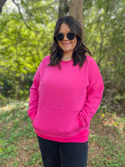 PREORDER: Magnolia Pocket Sweatshirt in Two Colors