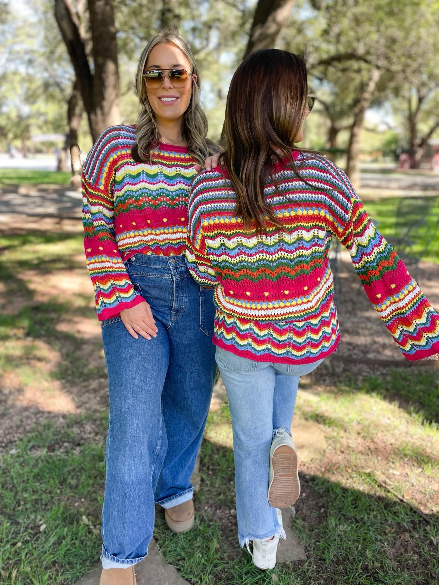 PREORDER: Abilene Crochet Sweater