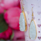 Kinsley Armelle Druzy Collection- Quartz Drop Earrings
