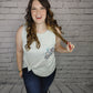 Calling You Mine Leopard Double Pocket Sleeveless Top