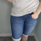 Kancan Mid Rise Hem Detail Bermuda Short