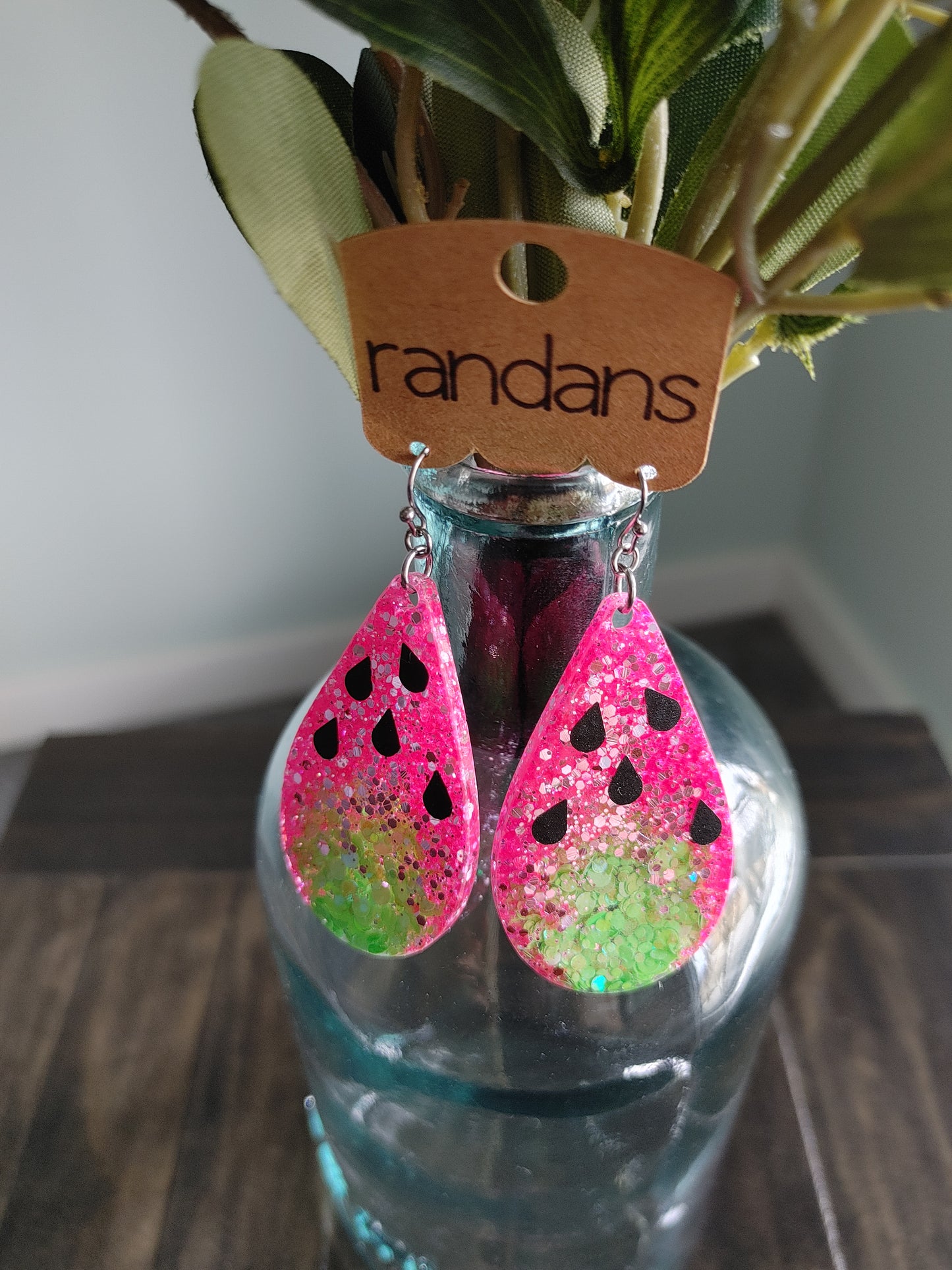 Randan's Watermelon Slice Earrings