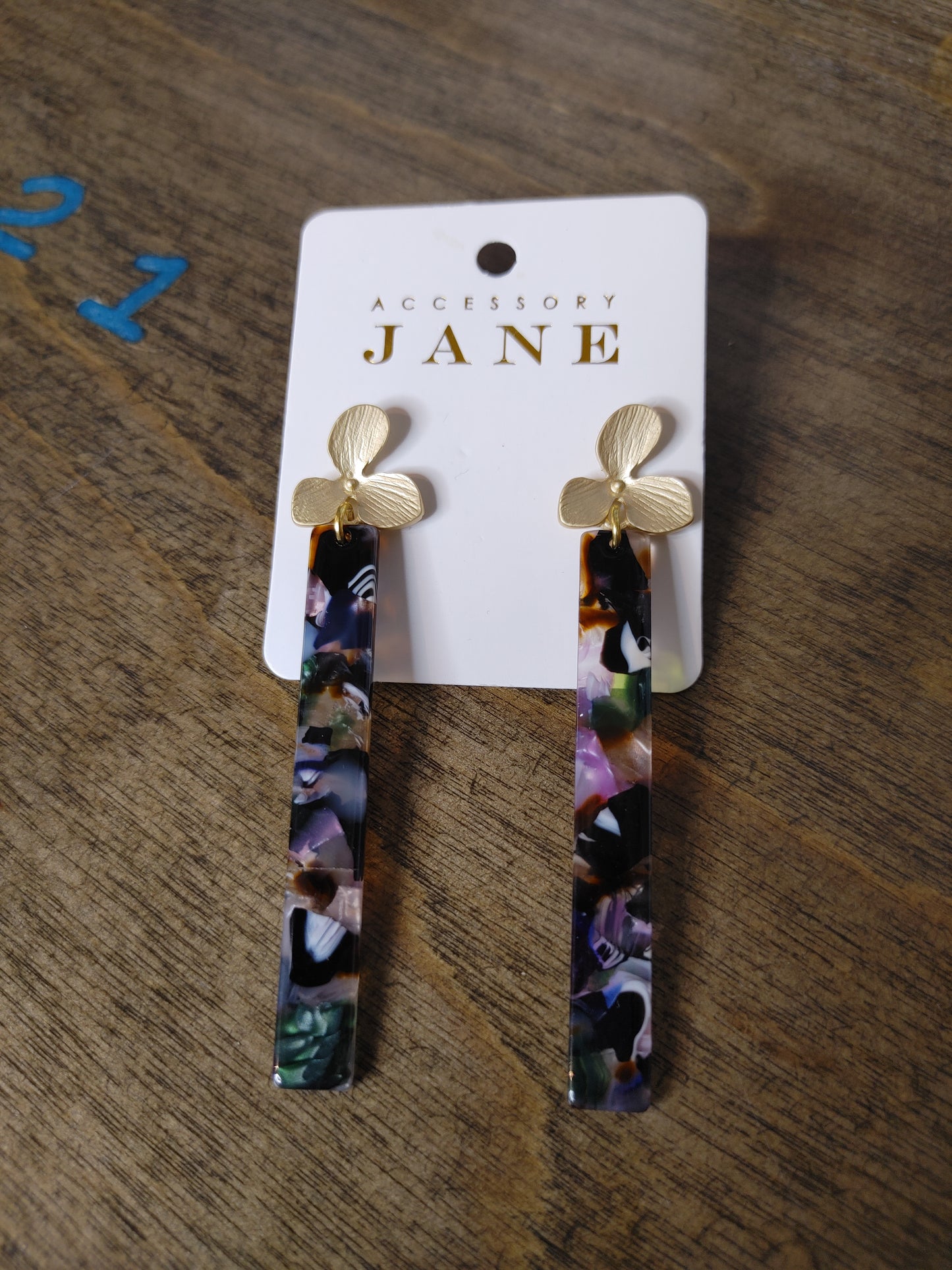 Accessory Jane Floral Drop Earrings