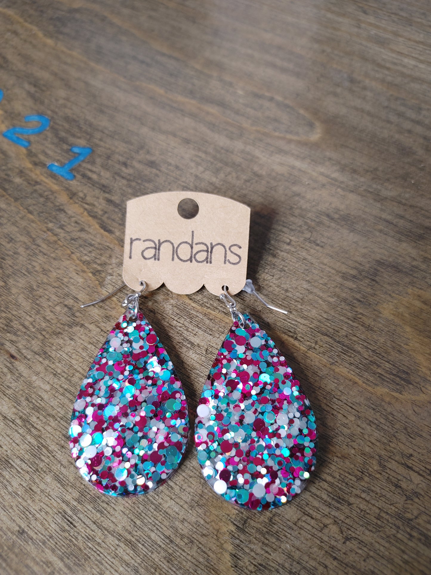 Randans Glitter Mermaid Earrings