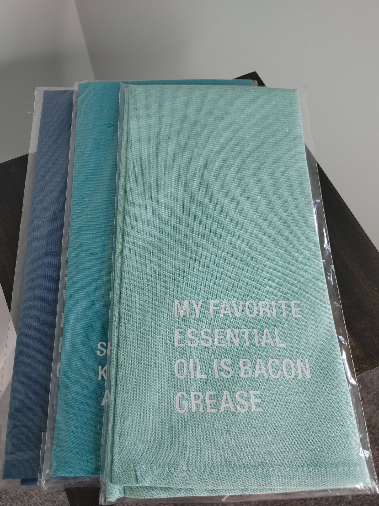 My Favorite Essential Oil Is Bacon Grease Hand Towel