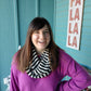 Black & White Infinity Scarf