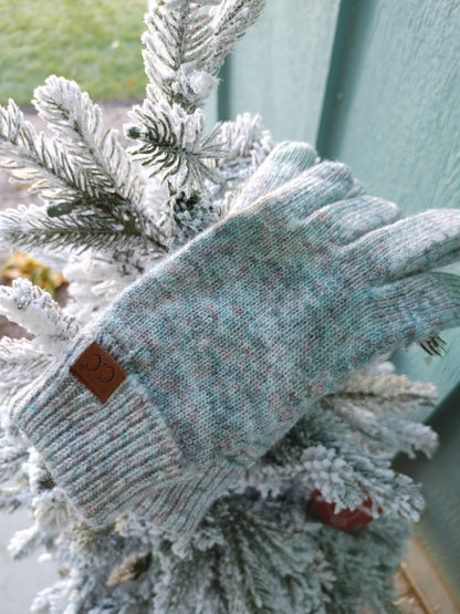 C.C. Aqua Infused Knit Gloves