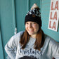 Black & White C.C. Leopard Beanie
