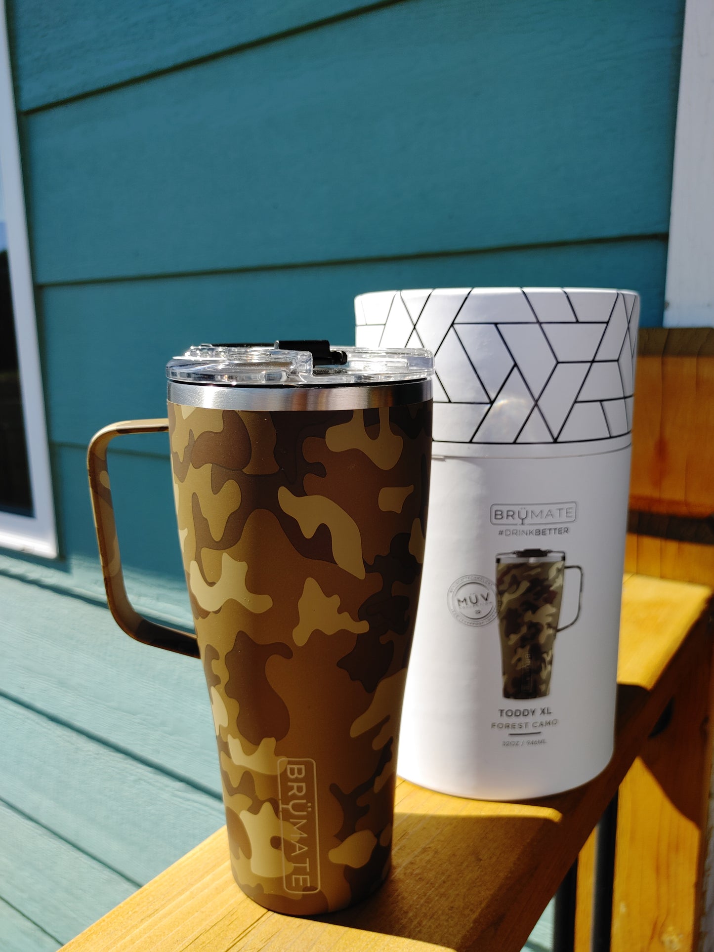 BrüMate TODDY XL 32oz Insulated Coffee Mug | Forest Camo