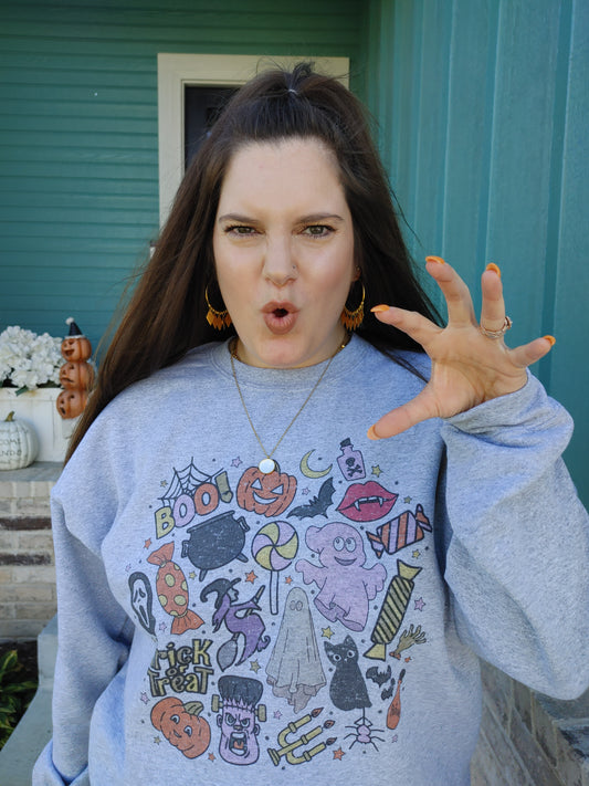Shivers Down Your Spine Crewneck