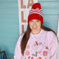 Retro Striped C.C. Beanie