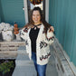 Warm & Cozy Chunky Snowflake Cardigan
