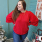 Christmas Queen Decorative Sleeve Sweater